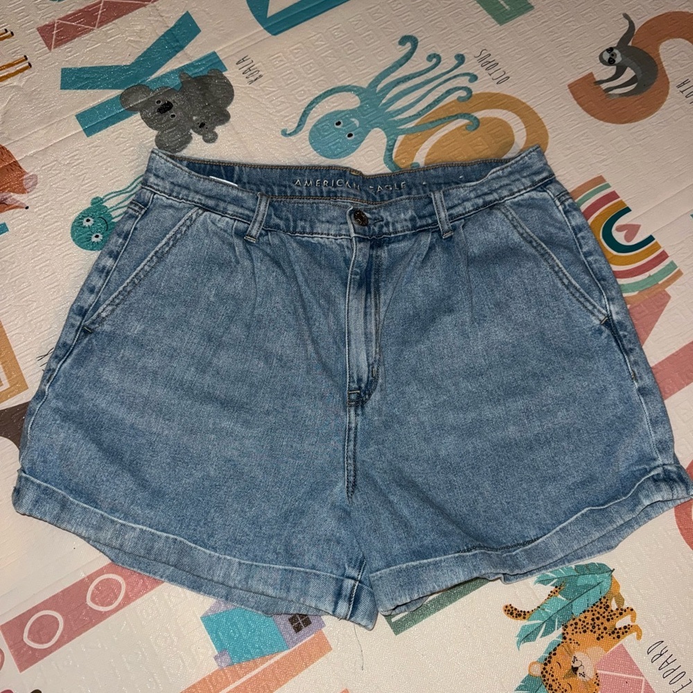 American Eagle Outfitters Light Blue Jean Shorts